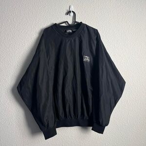 Split ball men’s Black 90s windbreaker sweatshirt